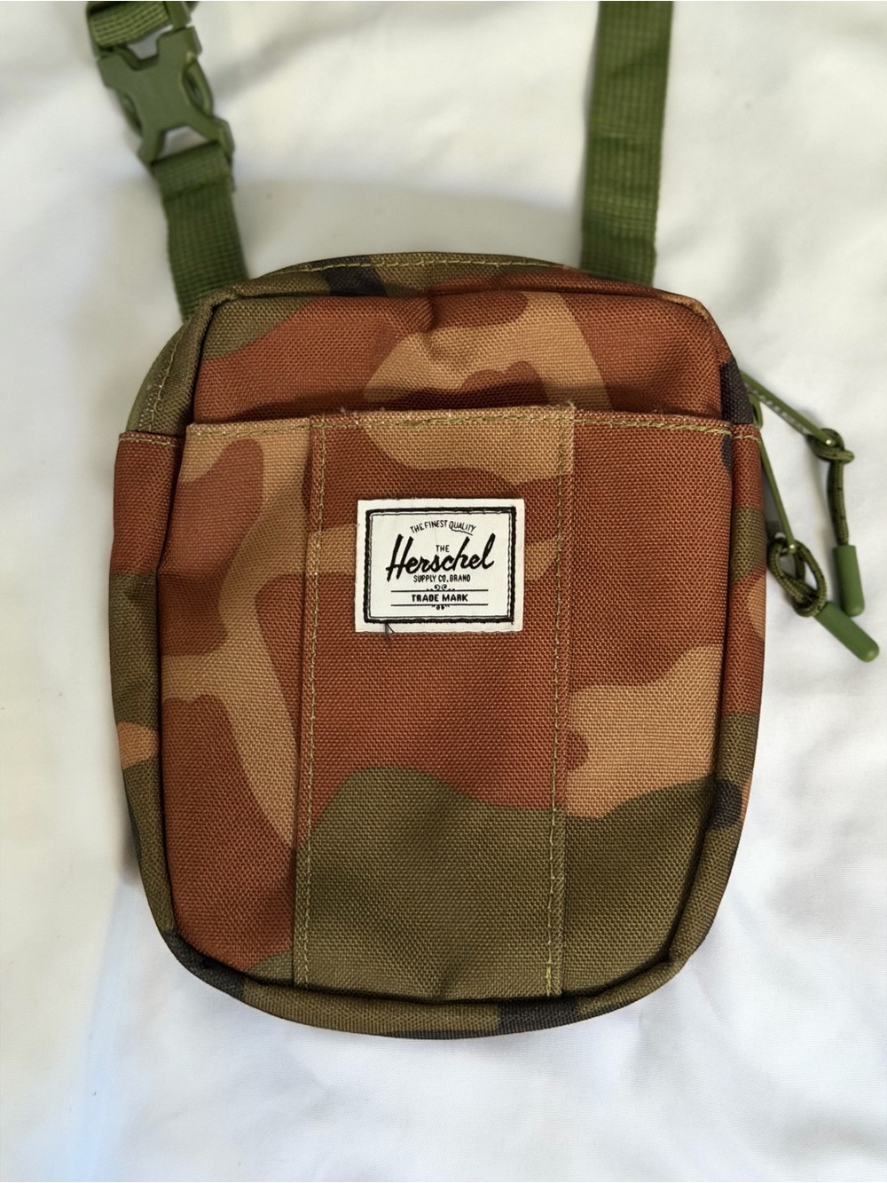 Herschel Supply Company Camo Belt Bag - Olive/Brown/Tan